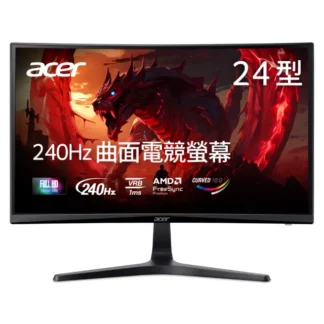 Acer 宏碁ED240Q W0 曲面電競螢幕(24型/FHD/240Hz/1ms/VA) (團購專用)